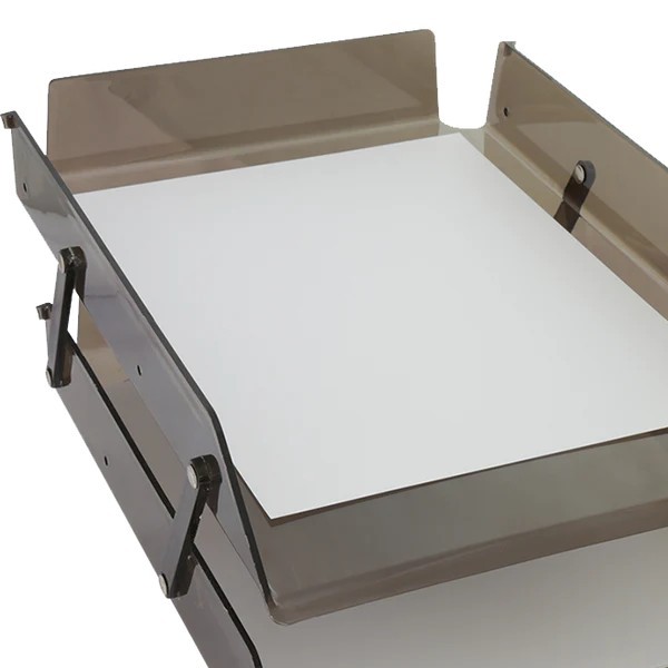 CHAROLA ACRIL. 2 NIV. OFI. LEGAL HUMO MAE M24312431 C.6